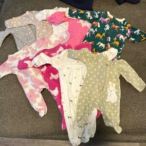 Bundle of 9 Preemie Girl Outfits